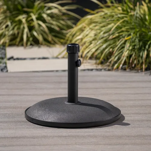 Vista 2 de Christopher Knight Home Hamilton - Base para paraguas (33 libras), color negro