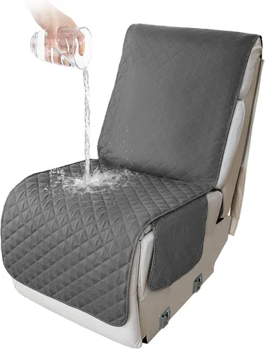 Vista 101 de HDCAXKJ Fundas de sofá seccional reclinable 100% impermeable, forma de L, funda de sofá reclinable lavable acolchada suave para mascotas, perro