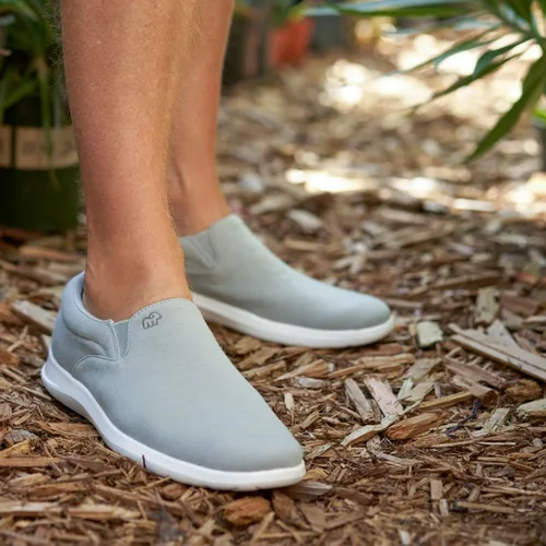 Vista 5 de Merinos Zapatos deportivos de moda para mujer, zapatos casuales sin cordones, hechos con lana australiana, zapatos de tenis ligeros y duraderos