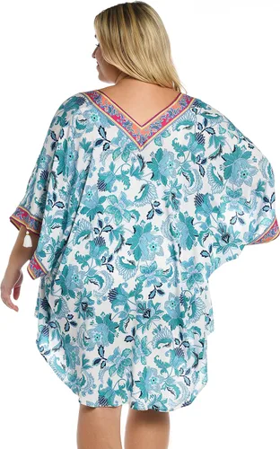 Vista 2 de La Blanca Pareo para traje de baño tipo kimono
