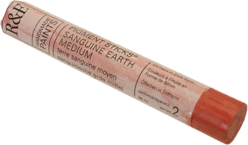 Vista 23 de R&F Handmade Paints - Pigmento profesional al óleo en barra, naranja lizarina, 6.4 fl oz