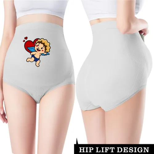 Vista 4 de Ropa interior de maternidad para mujer, ropa interior con soporte para el abdomen, con eslogan divertido, ropa de embarazo, regalos