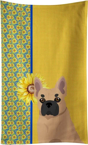 Vista 16 de Caroline's Treasures WDK5313KTWL - Toalla de cocina con diseño de girasoles de verano, color negro y tostado, Airedale Terrier, toalla de mano