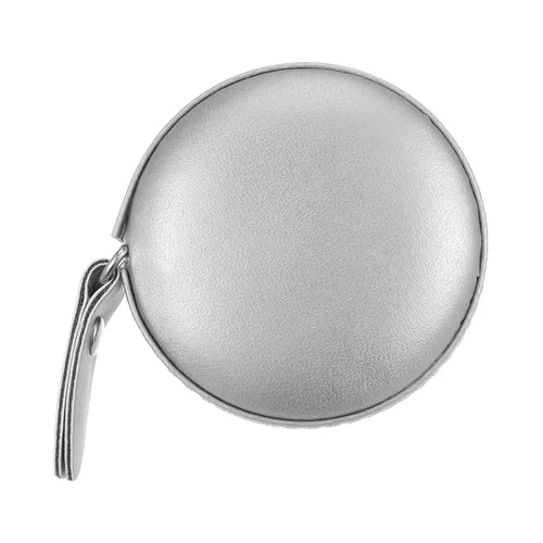 Vista 9 de HARFINGTON Cinta métrica retráctil redonda de 59.1 in/60 pulgadas, funda de cuero suave, tamaño de bolsillo para cuerpo, tela, medidas de costura