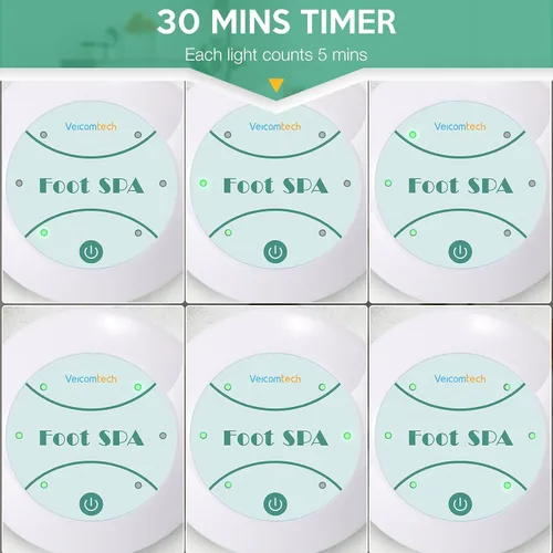 Vista 4 de veicomtech Máquina de desintoxicación iónica para baño de pies, limpieza iónica para uso doméstico, salón, club de spa de belleza