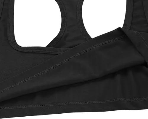 Vista 6 de Freebily Camiseta sin mangas para hombre, culturismo, entrenamiento, gimnasio, muscular, media camiseta de fitness