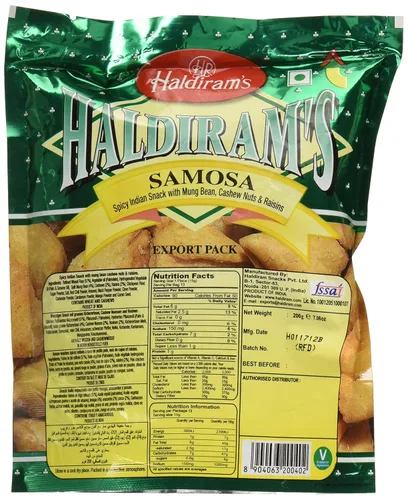 Vista 2 de Haldirams Samosa 7.05 oz