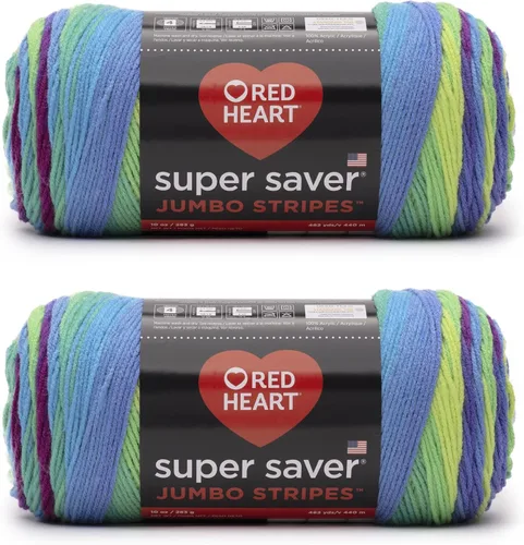 Vista 50 de Red Heart Super Saver Jumbo Ovillo de lana, Amatista