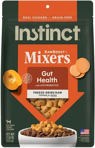 Vista 12 de Instinct Raw Boost Mixers, Topper de comida para perro liofilizada, receta sin granos - Carne natural 100%, bolsa de 6 oz