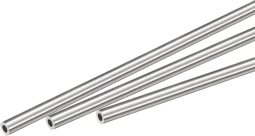 Vista 73 de Uxcell Tubo capilar de acero inoxidable 304, OD 0.4 mm x 0.1 mm de grosor de pared, 250 mm de longitud, tubo metálico para maquinaria industrial