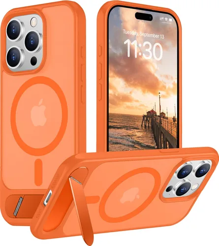 Vista 136 de Funda para iPhone 11 con compatibilidad magnética, [Soporte invisible incorporado][Compatible con MagSafe]