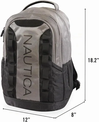 Vista 6 de Nautica Mochila Almirante Gris/Negro