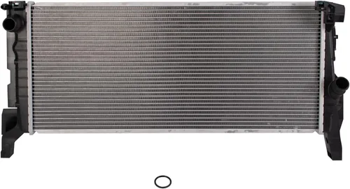Vista 19 de TRQ Radiador de núcleo de aluminio de 1 fila Compatible con Subaru WRX STI 2.5L Turbo AWD 2015-2020