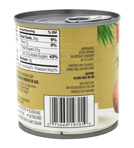Vista 4 de Iberia Leche de coco condensada endulzada sin lactosa, 11.6 onzas (paquete de 12)