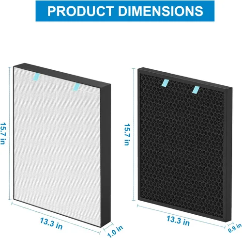 Vista 3 de Filtro Air400 de repuesto para purificador de aire Bissell Air400, 1 paquete de filtros True Hepa 2521, 6 prefiltros, 1 paquete de filtros