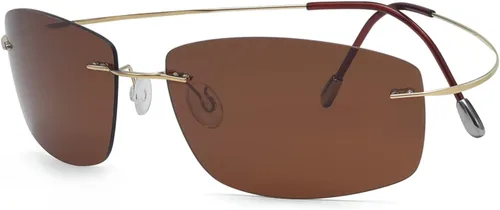 Vista 25 de Eyekepper Gafas de sol polarizadas con montura de titanio sin montura