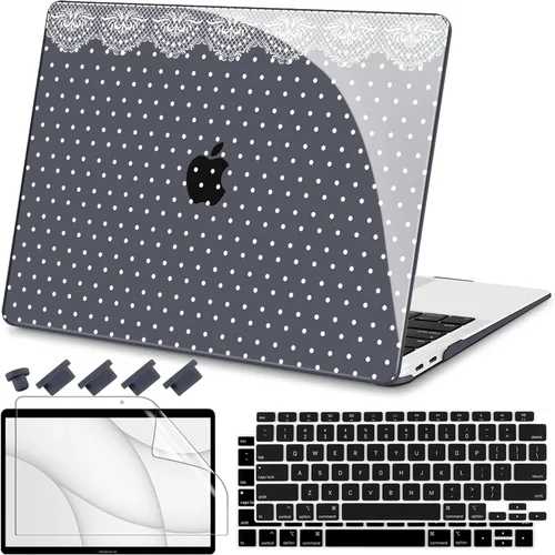 Vista 16 de Teryeefi Compatible con MacBook Air de 13 pulgadas A2337 M1 Chip A2179 A1932 (versión 2018-2020), funda protectora delgada + cubierta de teclado