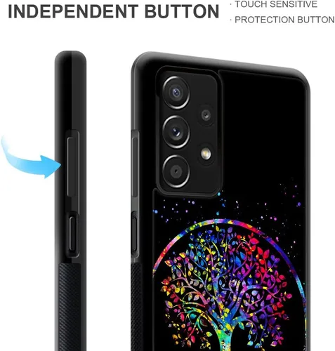 Vista 33 de DAIZAG Funda compatible con Samsung Galaxy A23, protección completa, a prueba de golpes, antiarañazos, funda de poliuretano termoplástico para Arte