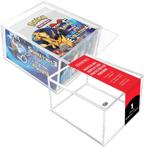 Vista 10 de Cajas de exhibición acrílicas para paquete especial de cajas de booster japonesas pequeñas, Pack de 1