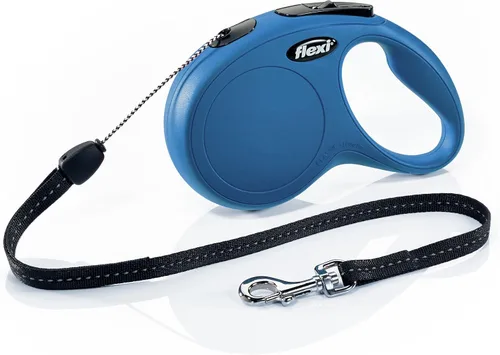 Vista 13 de Flexi - Correa retráctil de 5 m para perros de hasta 15kgs, pequeña, azul neón