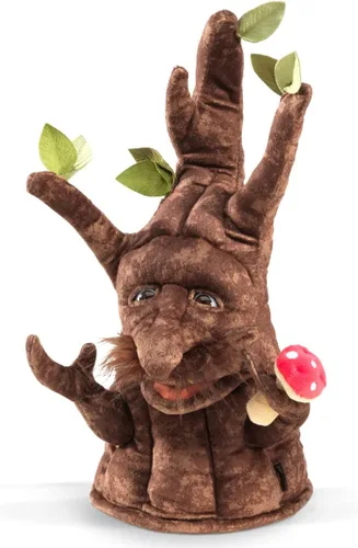 Vista 4 de Folkmanis Marioneta de mano con personaje de árbol encantado, multicolor, 8 pulgadas