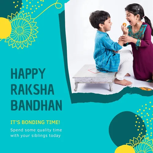 Vista 7 de Juego de regalo de Rakhi para hermano y bhabhi Incluye hermoso rakhi para Bhai y Lumba Rakhi para Bhabhi, Roli Chawal, imán y chocolate Envía