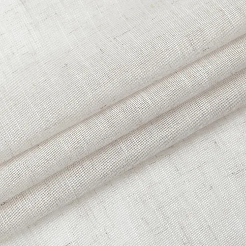Vista 4 de WEST LAKE cortinas de lino natural con pinzas plegadas de 63 pulgadas de largo, 2 paneles, cortinas de estilo rústico para sala de estar