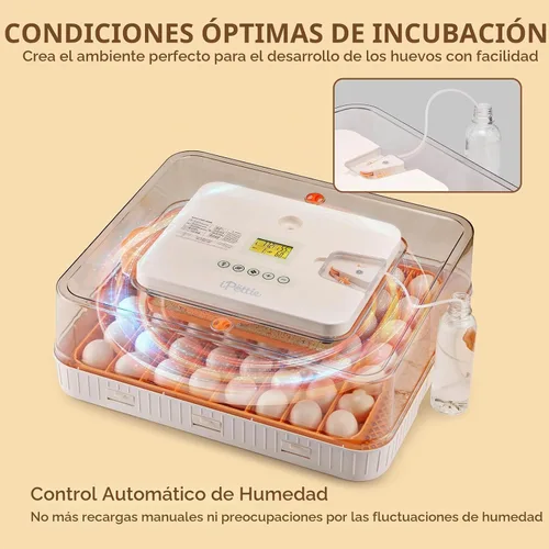 Vista 4 de iPettie - Incubadora de huevos para incubar huevos con giro automático