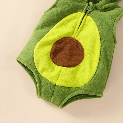 Vista 3 de ZHSKEUUN Newborn Baby Boys Girls Halloween AvocadoPumpkinDinosaur Costumes Halloween Cosplay