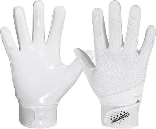 Vista 8 de AIGEVTURE Guantes de fútbol para jóvenes, guantes receptores para niños, guantes de fútbol adhesivos para niños y niñas