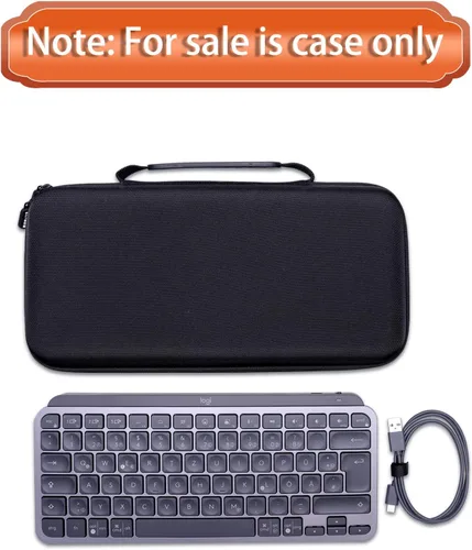 Vista 8 de LTGEM - Funda compatible con Logitech MX Keys Mini teclado iluminado inalámbrico minimalista (interior: 12.1 x 5.6 x 0.8 pulgadas), solo funda