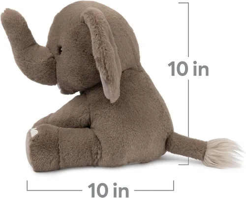Vista 5 de GUND Peluche Chai Elefante, animal de peluche prémium para edades de 1 año en adelante, gris, 10 pulgadas