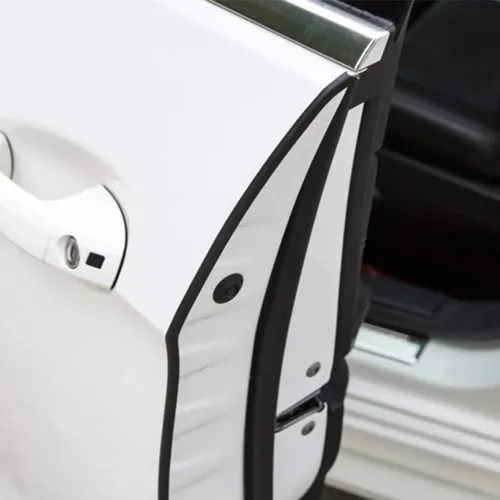 Vista 2 de Eytool Protectores de Borde de Puerta de Automóvil, 16 Pies (5M) Protector de Sello de Goma de Ribete de Borde de Automóvil con Forma de U
