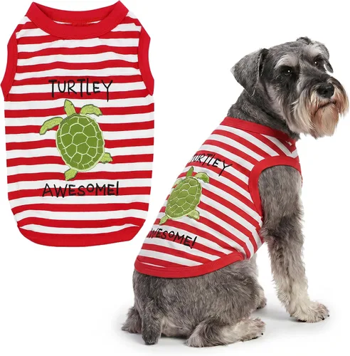 Vista 38 de Parisian Pet Camisa para perro – Camisas 100% algodón para perros pequeños – Chaleco negro sin mangas para cachorros – Ligero y transpirable Mejor