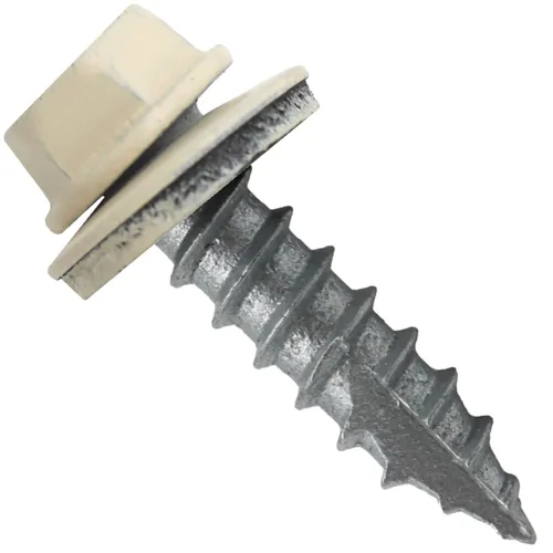 Vista 17 de HERR #14 CHARCOAL Tornillo de techo de chapa metálica de cabeza hexagonal: 250 tornillos x 1