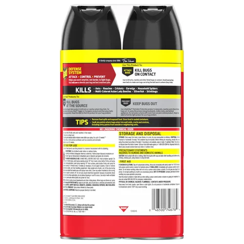 Vista 10 de Raid® Ant & Roach Killer Spray, sin fragancia, 17.5 onzas, paquete de 2