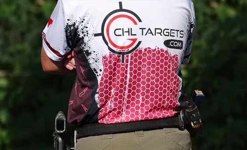 Vista 5 de Práctica oficial IDPA blancos de tiro de papel, objetivo de torso de competencia, blanco de tiro de silueta IDPA, objetivos de campo de tiro