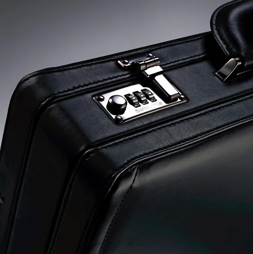 Vista 4 de Samsonite Accesorio de cuero regenerado, negro, talla única
