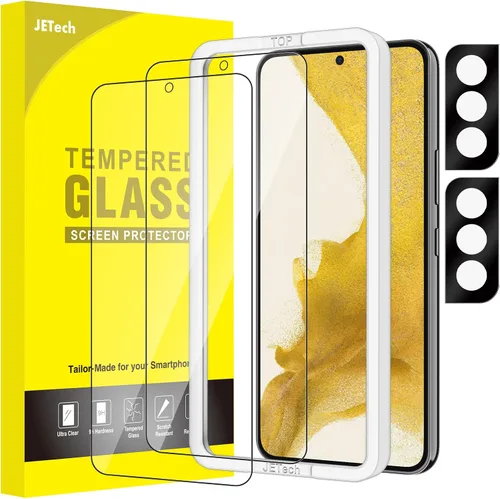 Vista 18 de JETech - Protector de pantalla para Samsung Galaxy S20 FE de 6.5 pulgadas con protector de lente de cámara, película de vidrio templado, compatible