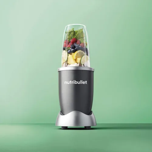 Vista 3 de Magic Bullet NutriBullet NBR0802 - Batidora de batido de 8 piezas, 600 W, color gris