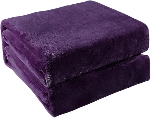 Vista 19 de uxcell Manta afelpada, suave, ligera, de microfibra, para cama o sofá