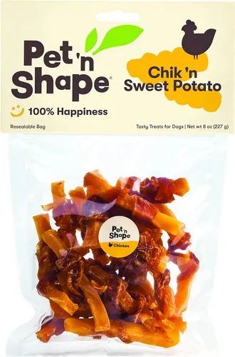 Vista 12 de Pet 'n Shape Sweet Potato Chews – Golosinas naturales de batata envuelta en pollo para perros - 42 onzas
