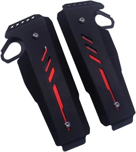 Vista 4 de Juego de protectores de radiadores para parrilla de motocicleta Yamaha & MAHA MT-07 FZ-07 2018-2023 2022 2023 2022 2023, cubiertas laterales de Negro