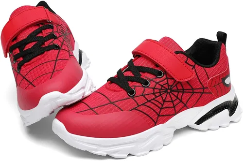 Vista 3 de Zapatos deportivos ligeros para niños y niñas pequeños y grandes, transpirables, deportivas, atléticas, para entrenamiento cruzado