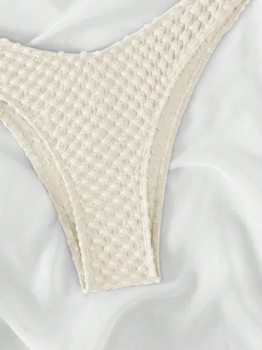 Vista 2 de SHENHE Traje de baño de 2 piezas sin tirantes para mujer