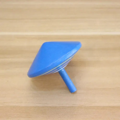 Vista 7 de GoodPlay Giroscopio, 3 unids/set hecho a mano pintado madera spinning Tops, juguetes educativos de jardín de infantes