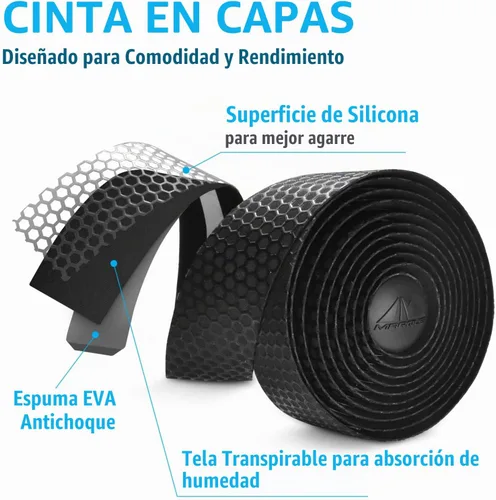 Vista 2 de Marque - Cinta para manubrio de bicicleta (2 unidades)