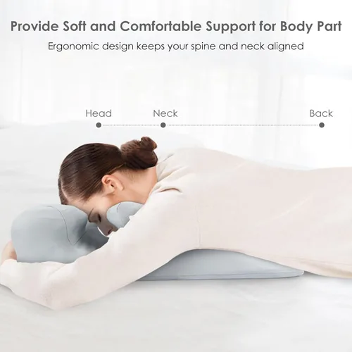 Vista 5 de Comfitech Almohada boca abajo con espacio de flujo de aire más grande para dormir después de los ojos, BBL, cirugía de recuperación de vitrectomía