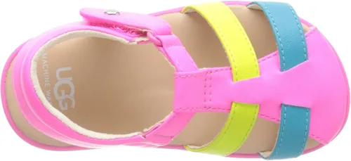 Vista 5 de UGG Sandalia Baby Kolding, Arco iris rosado, 4-5 Infant