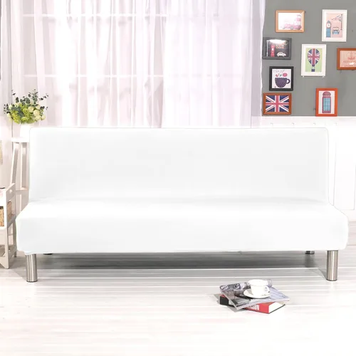 Vista 18 de ele ELEOPTION Funda de Sofá Cama sin Brazos Triangular Gris Funda Deslizable Elástica Fundas de Sofá Plegable Fundas de Sofá Fundas de Futón